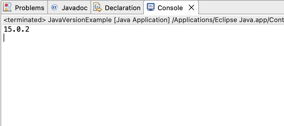 Java Version Details using Java Code